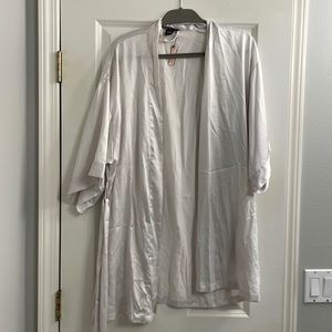 White Victorias Secret bridal robe